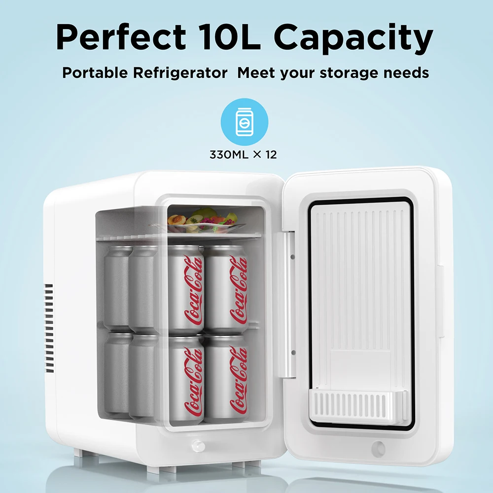 KEMIN Insulin Refrigerator 10L 12 Volt Dc Ac Portable fridge Freezer Power Cord mini fridge Rv fridge