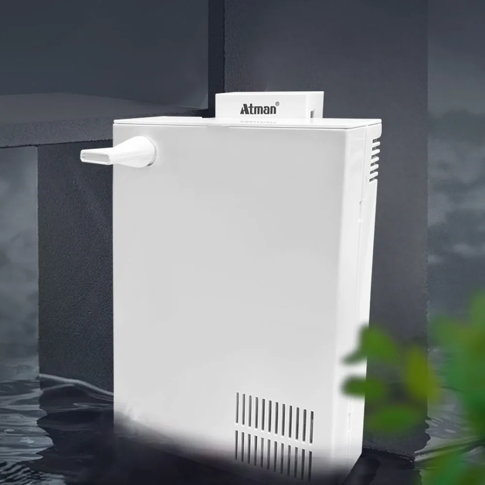 Atman SP Aquarium Filters 360 Degree Cycle Filtration For No Frame Fish Tank 2.5w-4w Back Hanging Aquarium Filters