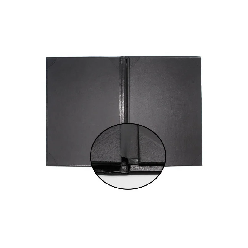 A4 PU Leather Kinds of Colors Restaurant Menu By High Quality Manufacture Factory