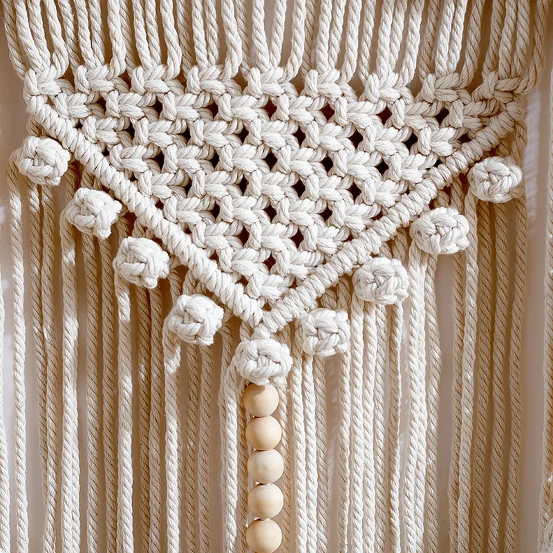 Boho Wedding Hanger Cotton Handmade Wall Art Home Wall Decor Macrame Wall Hanging