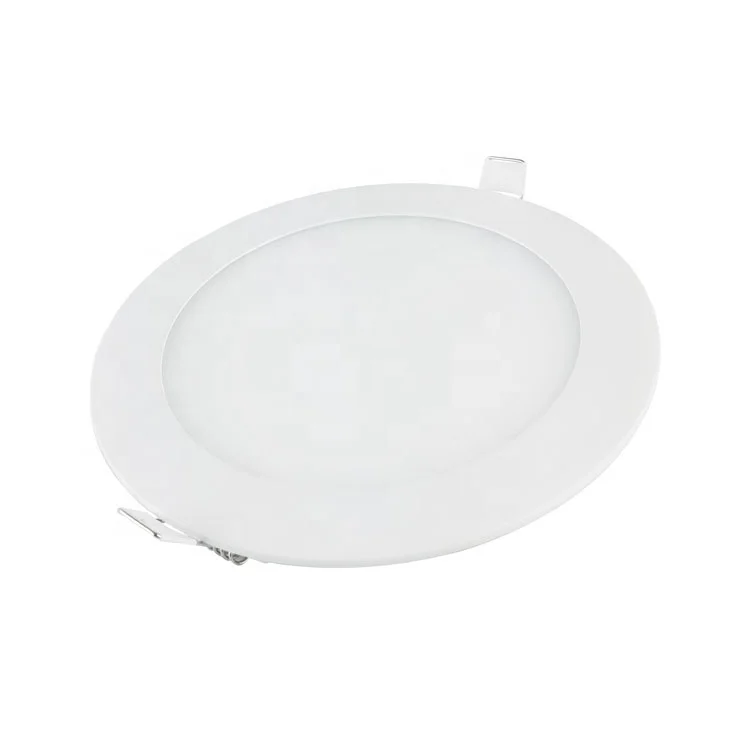 Banqcn 2024 High Lumen LED Panel Light Aluminum Slim Downlight 12W Recessed LED Light AC Power Supply Warm White Emission