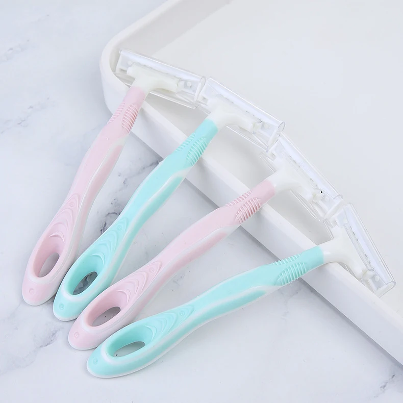 
Body razor fashion T rake knife 3 layers of blades 4 mounted sharp protective razor tools Body shaver body shaver 