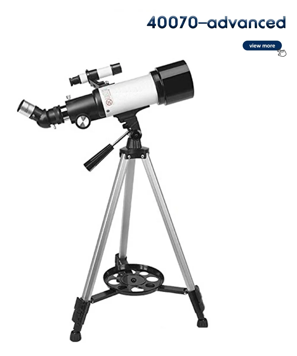 Telescope for Astronomy 400/70 FMC Glass Optical Refractor Telescopes With Adjustable Tripod Phone Adapter for Kids Adult Beginn