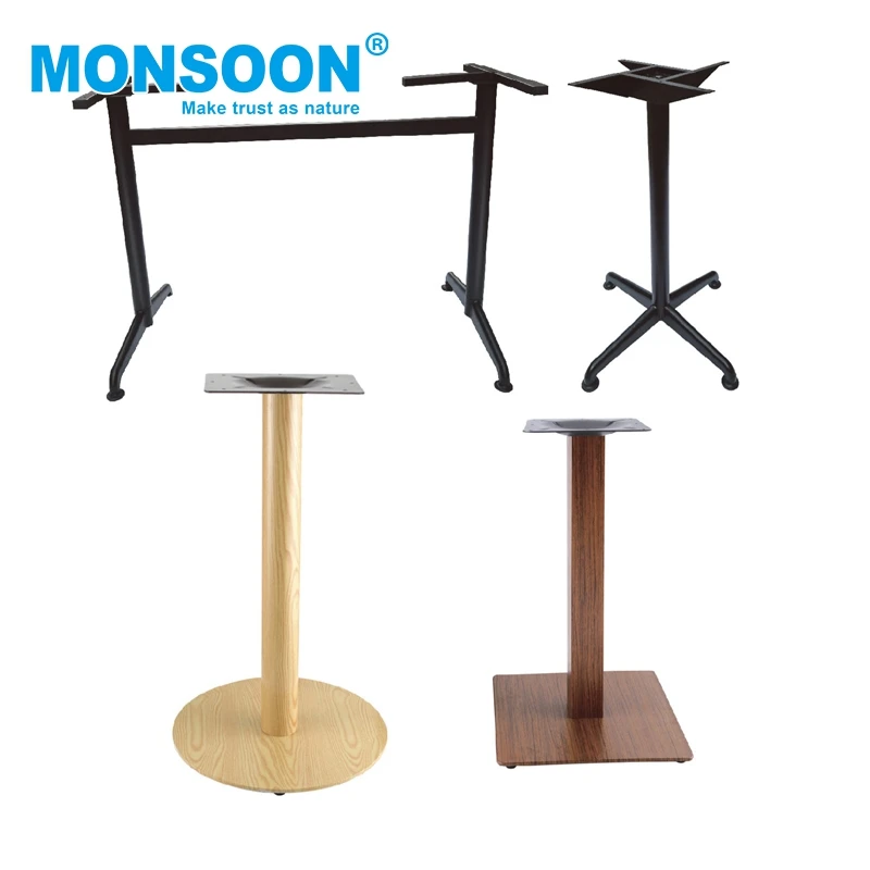 furniture table metal legs gold side trestle legs foldable metal unique coffee dining table base metal table legs