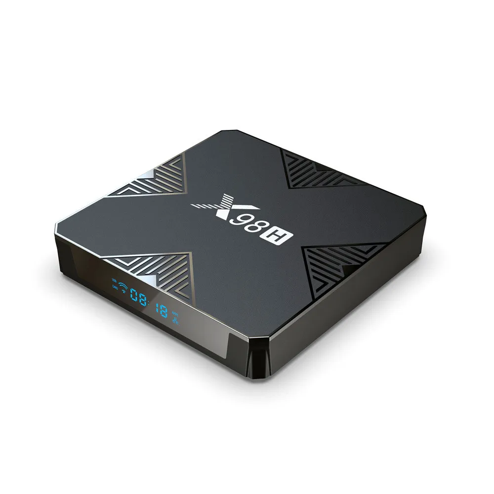 X98H Android 12.0 TV Box Allwinner H618 Smart TVBox 4GB 32G Wifi6 2.4G & 5G 4K Media Player Voice Assistant Set Top Box