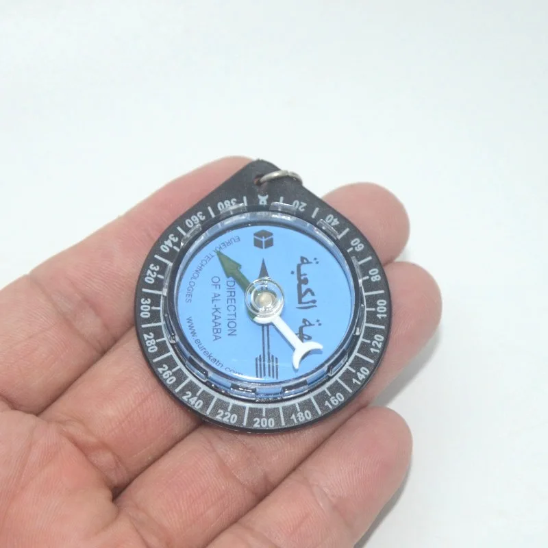 Promotion Muslim Keychain Compass Plastic Portable Compass Factory Wholesale Cheap Oily Compass