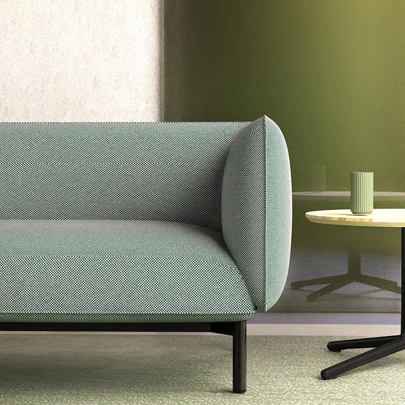 All modern reception visitor single vip waiting room office sofa set furniture