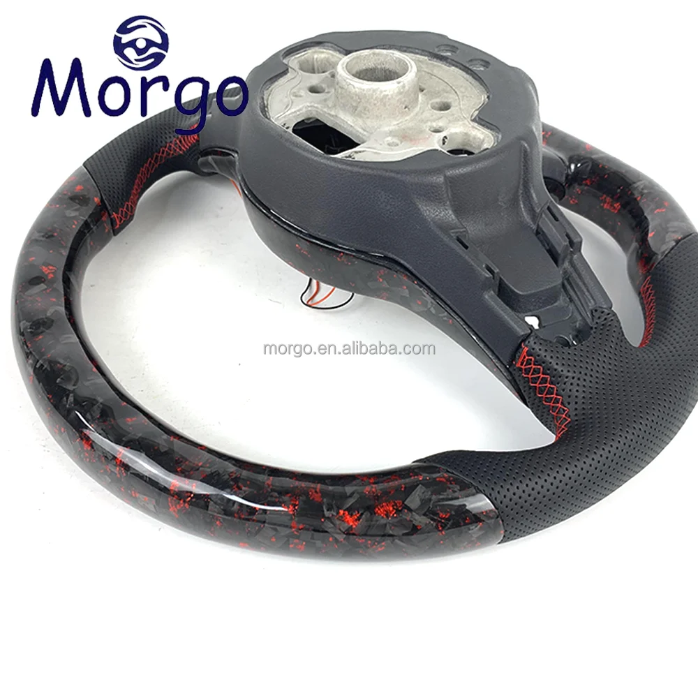 Customized LED Carbon Fiber interior accessories fit for VW Volkswagen Golf MK 5 6 7 8 7.5 6R 7R 8R Gti car steering wheel