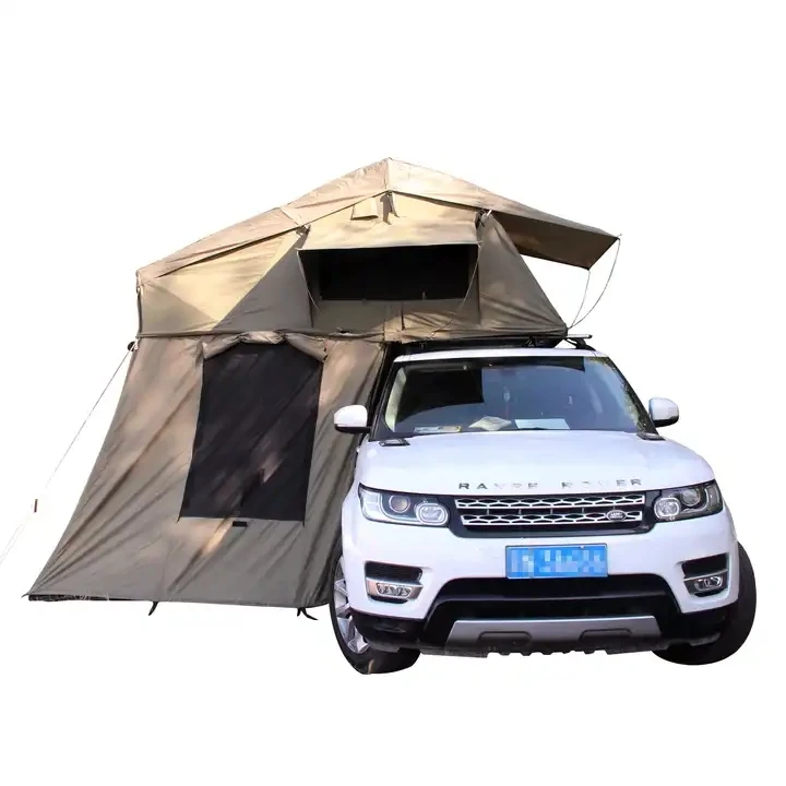Car roof tent self-drive two-person car side tent with rear enclosure soft top car tent no pitch speed open outdoor camping