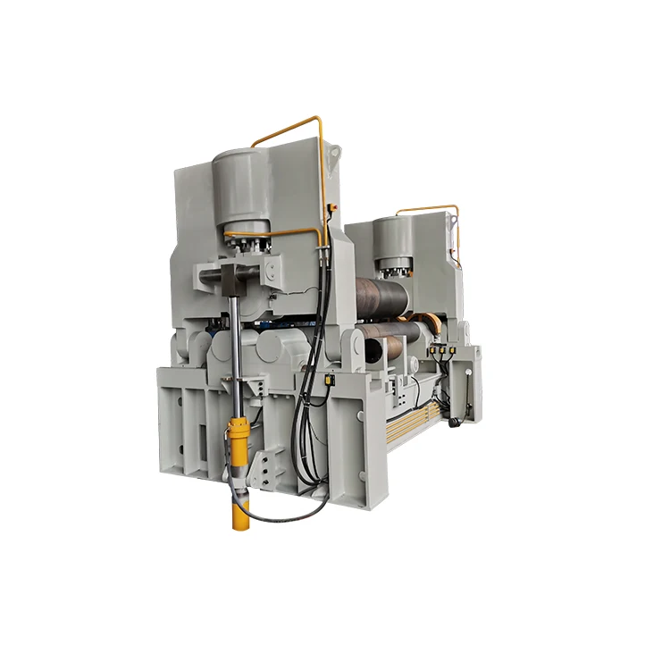 
W11S-12x2000 hydraulic upper roll universal sheet metal rolling machine, so that the can or roll has a pre-bending function 