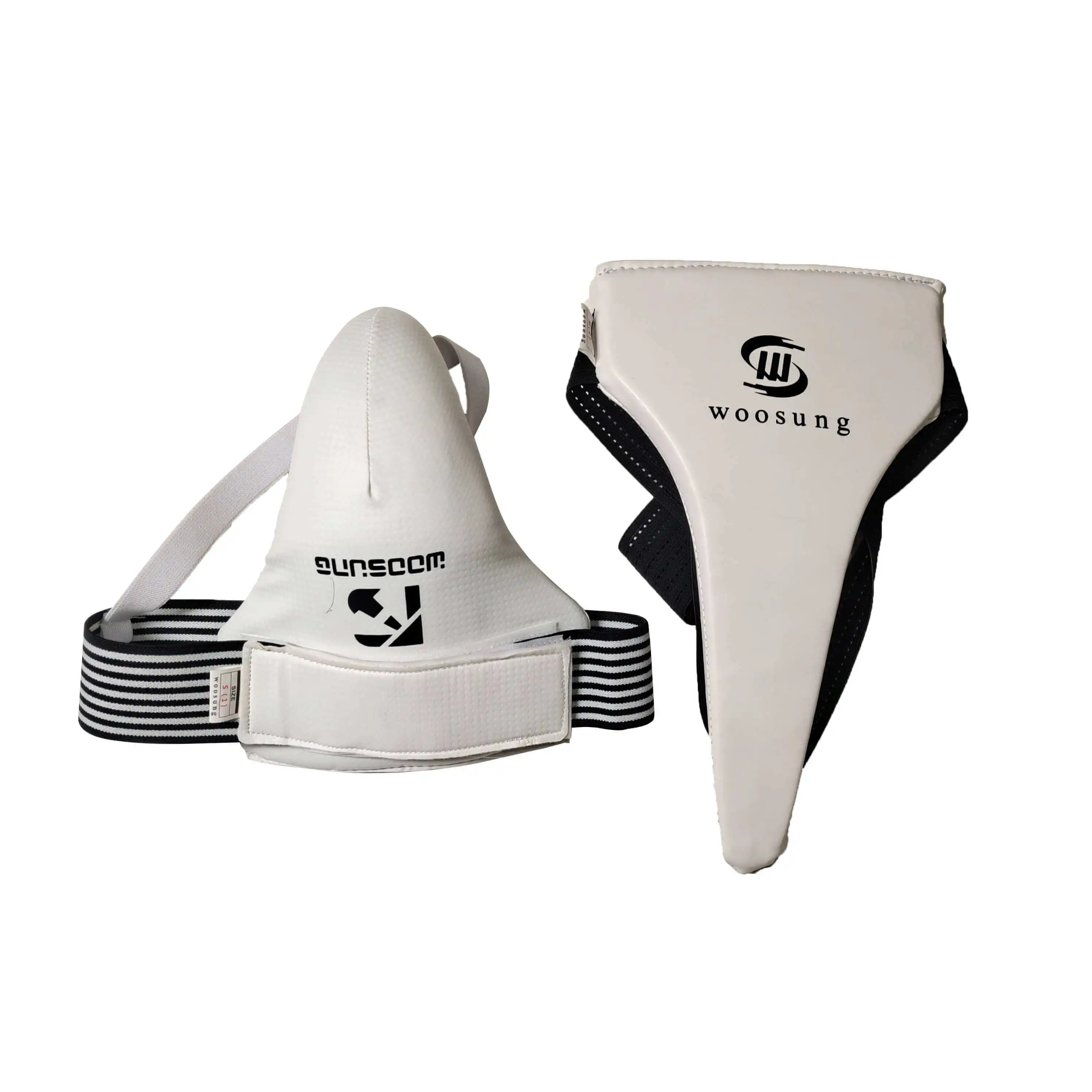 WOOSUNG sports groin guard protector cup & groin guard mma boxing karate taekwondo mesh groin guard