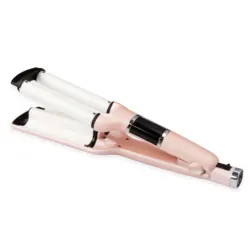 New Style Multiple Fast Ptc Heating Titanium Coated Plate Plamcha De Pelo Rizador 2 En 1