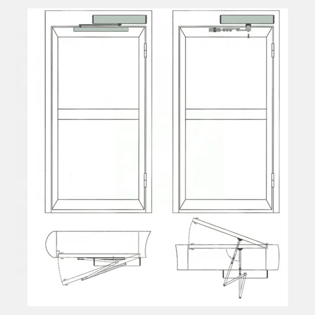 Guangzhou swing door operator,clean room door auto door meet GMP requirements