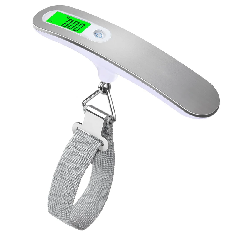 High-quality Accurate Weighing Stainless Steel Luggage Scales Clear LCD High Strain Gauge Sensors System