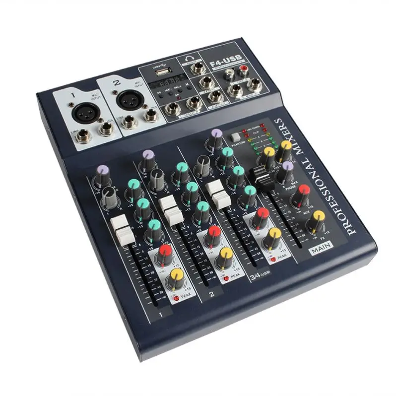 Audio Console 8/16/24/32 Channel music mixer with sound effects audio mixer with built in amp audio sound cards amp mixers