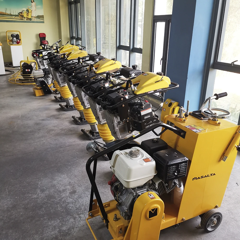 Masalta European Style 60kg Vibratory Plate Compactor Machinery With Honda/robin Engine And Moving Wheel