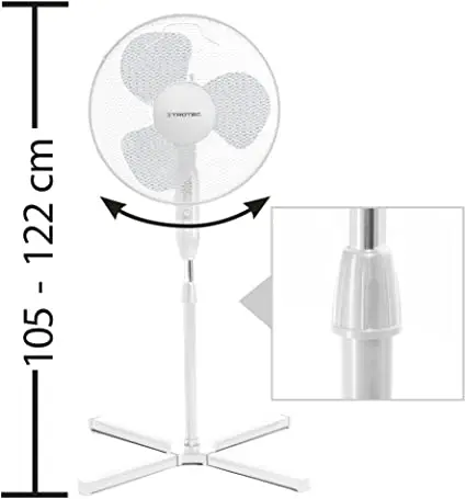 Oscillating Electric Wall Fans 110v 220v 16/18 Inch Plastic CB Ce Hotel Floor Household Air Cooling Fan ROHS Free Spare Parts