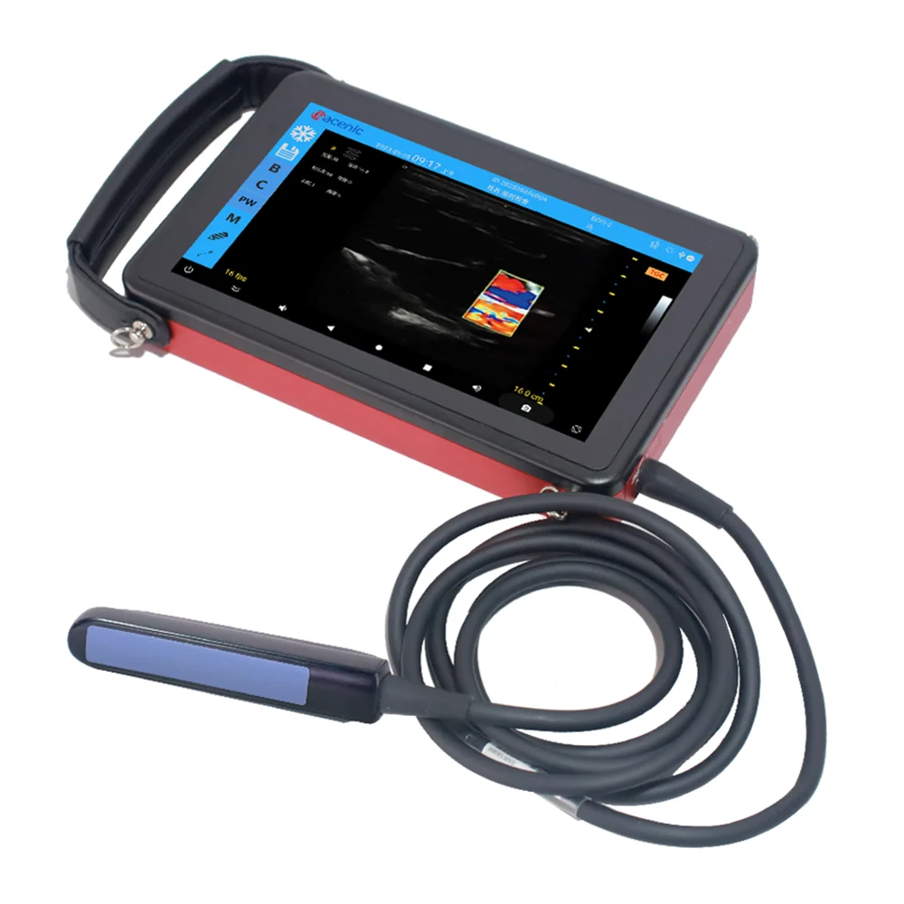 CE ISO approved portable cows pig horse veterinary ultrasound scanner