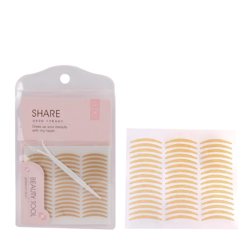 SBelle 2021 High Quality Natural Double Eyelid Tape Custom Shapes Beauty Tools Flesh Color Makeup For Women