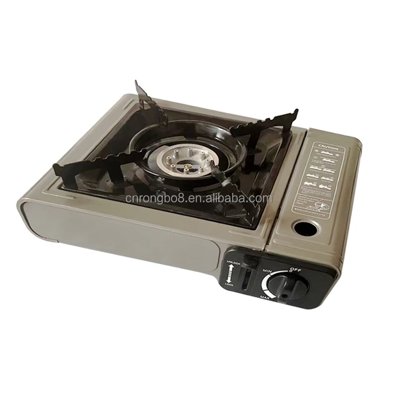Portable Outdoor Mini Camping Hiking BBQ Kitchen Picnic Cooker Butane Travel Cassette Gas Stove