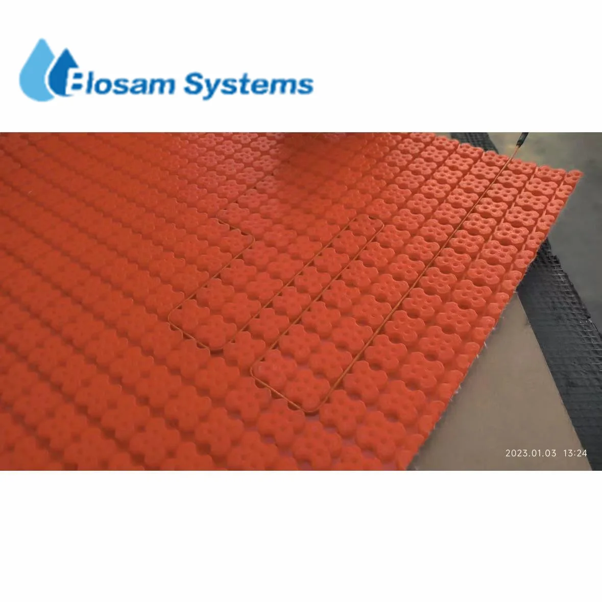 Uncoupling heat waterproof membrane under floor tiles/uncoupling membrane 705 Uncoupling Membrane for bathroom foundation