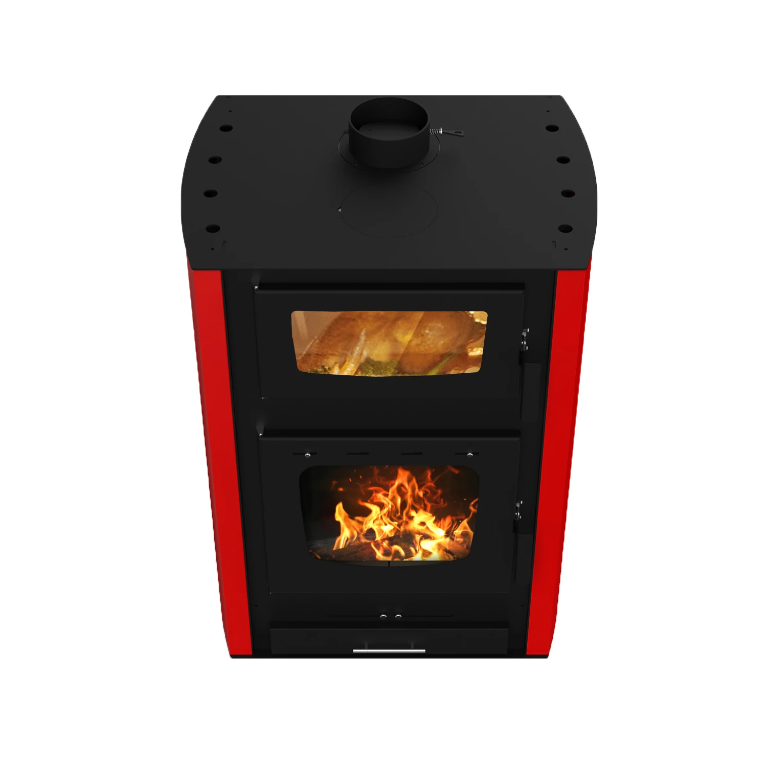 wood stove for cooking and Heating wood burning stove with oven cast iron wood stove