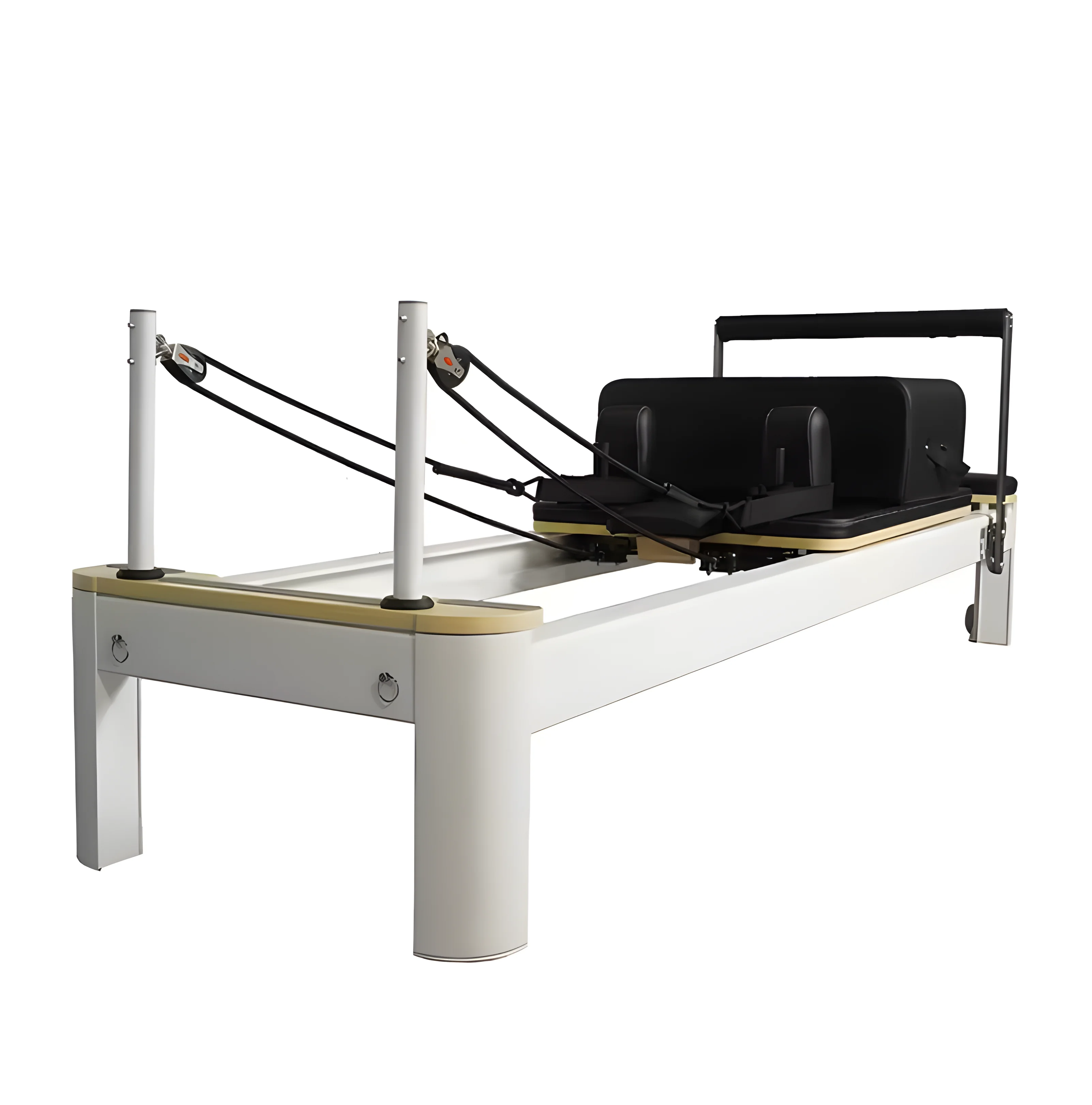Lightweight Full-Body Fitness Reformer Machine Wood Aluminium Body Pilates Reformers for Gym Workouts Yoga Pilates Bed Aluminum