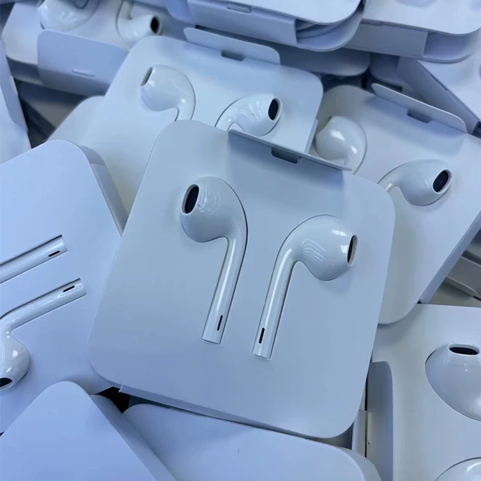 
Original Quality Direct Link Wired Earphones Earbuds For Apple Handsfree Audifonos Headphone Earpod For Iphone 7 8 12 