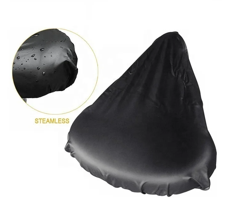 Bicycle saddle waterproof cover Bicycle seat PVC waterproof seat cover Hot pressure rain cover