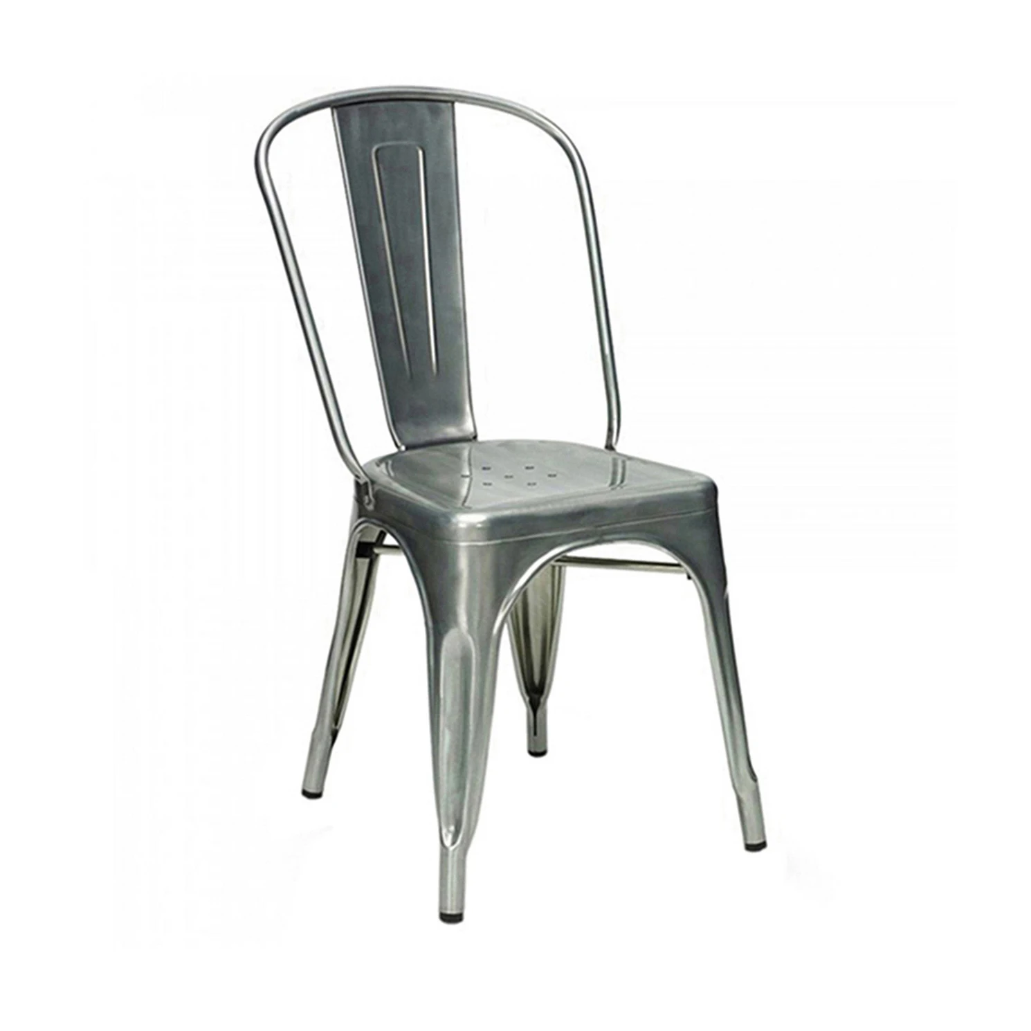Best Price Modern Industrial Design High Quality Stackable Kitchen Dining Chair Metal Iron Dining Chairs