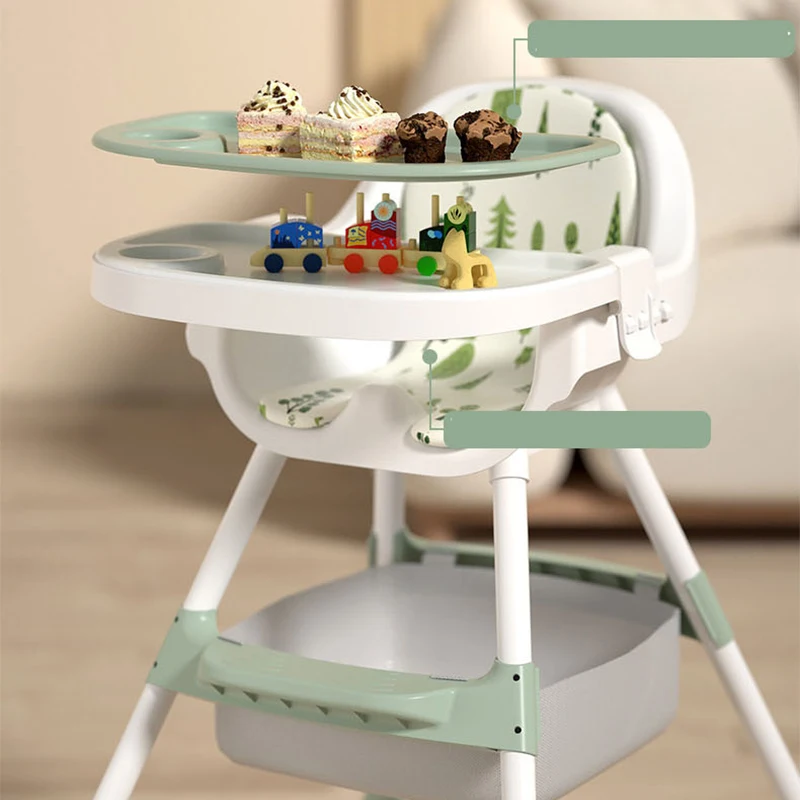 Wholesale Baby Products Plastic Kids Adjustable High Baby Eating Chair Detachable Toddler Dining Chair For Baby Easy Clean