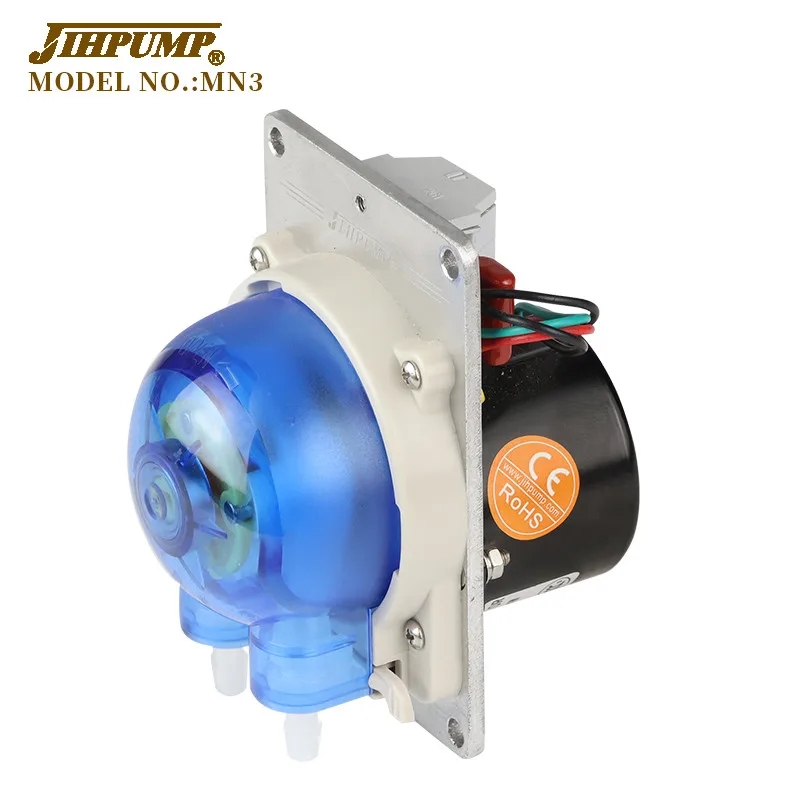  JIHPUMP 110 В 220 5 об/мин Маленький Мини Микро перистальтический насос газовые химические добавки медицинская вода жидкость Дозирующий шланг насосы
