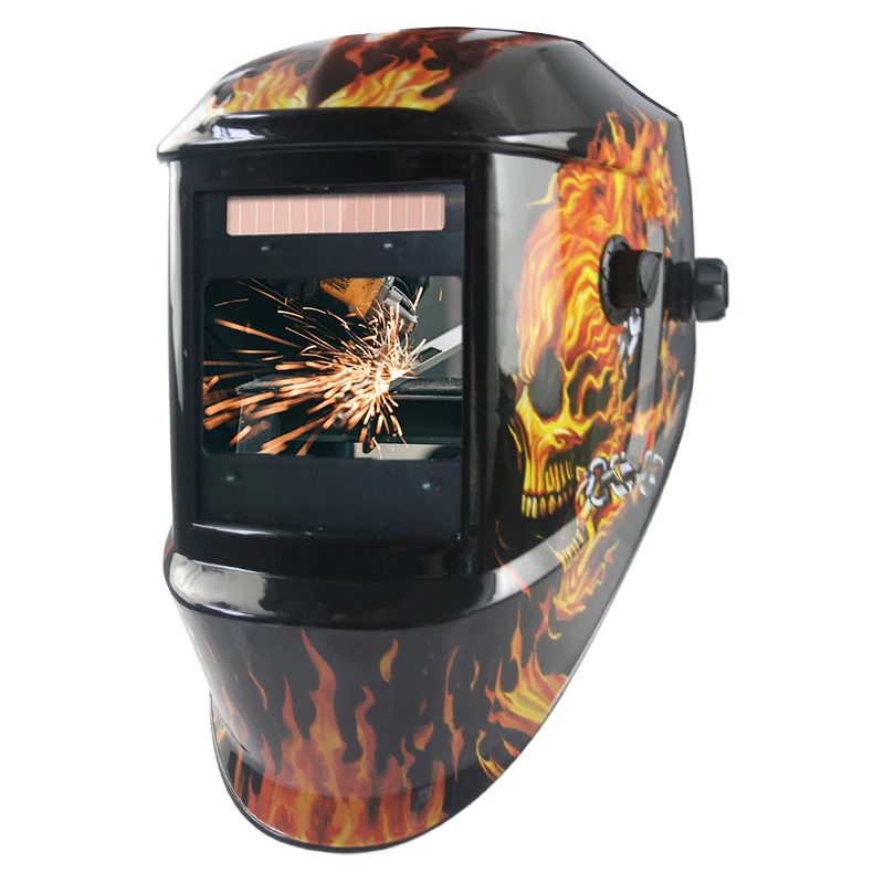 Big 4 Arc Sensor DIN5-DIN13 Solar Auto Darkening TIG MIG MMA Grinding True Color Welding Mask Welder Cap