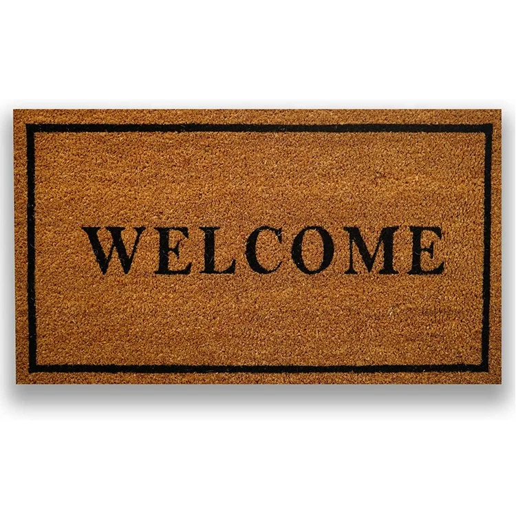 
Powerful Rubber Backing Coconut Making Entrance Indoor/Outdoor for Floor Coir Mat Doormat 