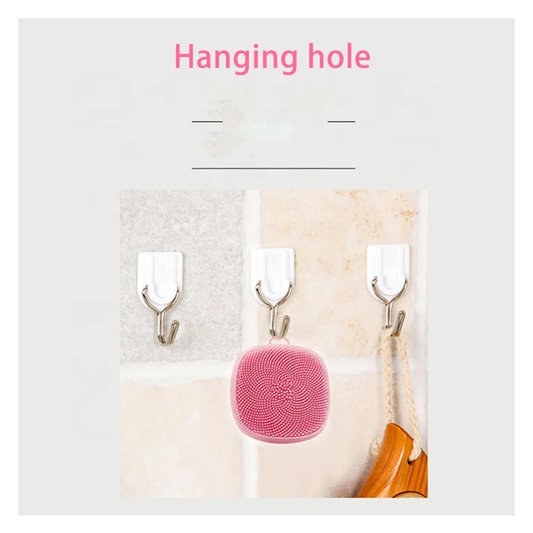 Hot Selling High Quality Soft Food Grade Silicone Face Brush Petal Texture Small And Convenient Face Brush