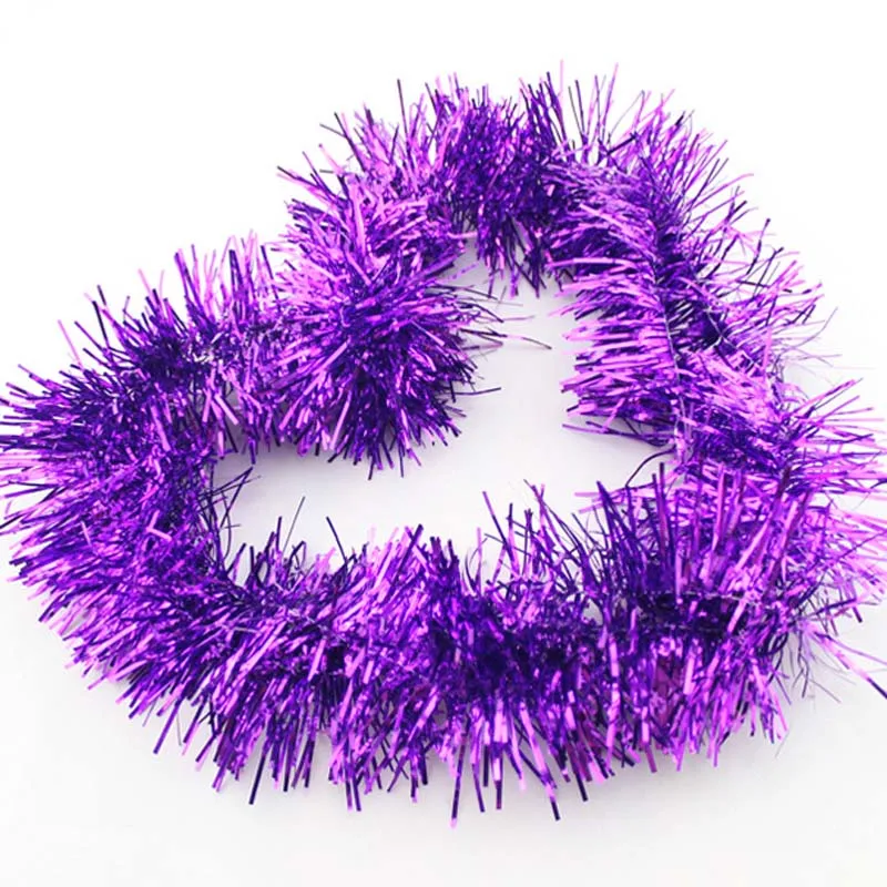 10pcs/set 9cm*200cm Tinsel Garlands for Christmas Party Home Decoration
