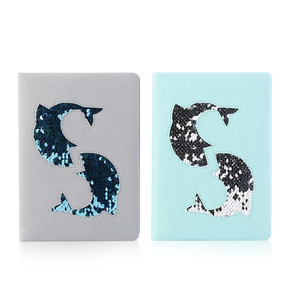 Канцелярские принадлежности, китайский производитель OEM & ODM, кожаный чехол, блокнот с блестками