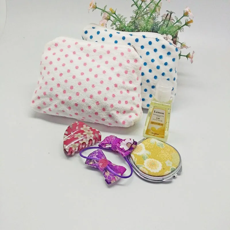 Handmade Cosmetic Bags Waterproof Cute Printing Pink Female Case Women Toiletry Pouch Pu Leather Make Up Bags For Girls