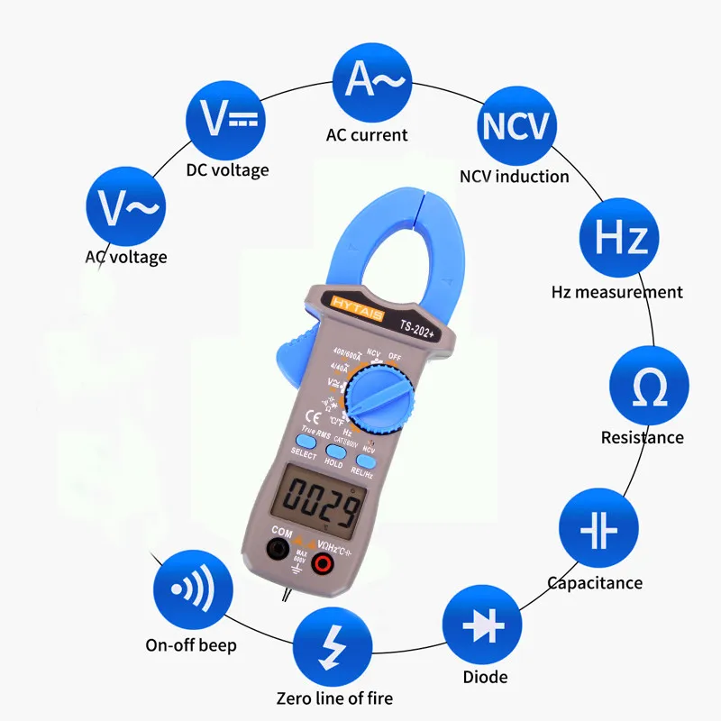 Practical hot sale high-quality clamp multimeter that measures resistance capacitance temperature frequency, etc