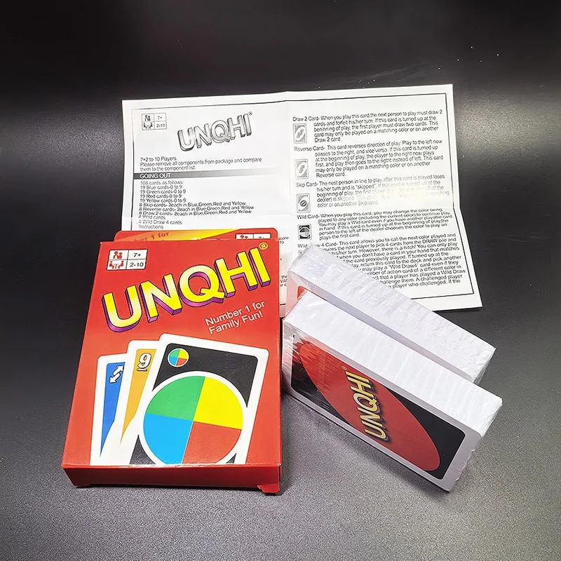 Deskjoy High quality Printed Paper UNQHI Cards Play Poker Card Board Game Card