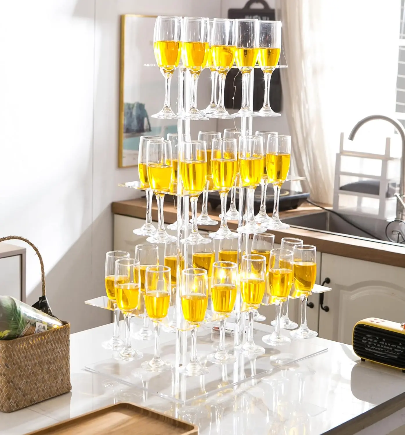 Champagne Display Holder Stand for Party