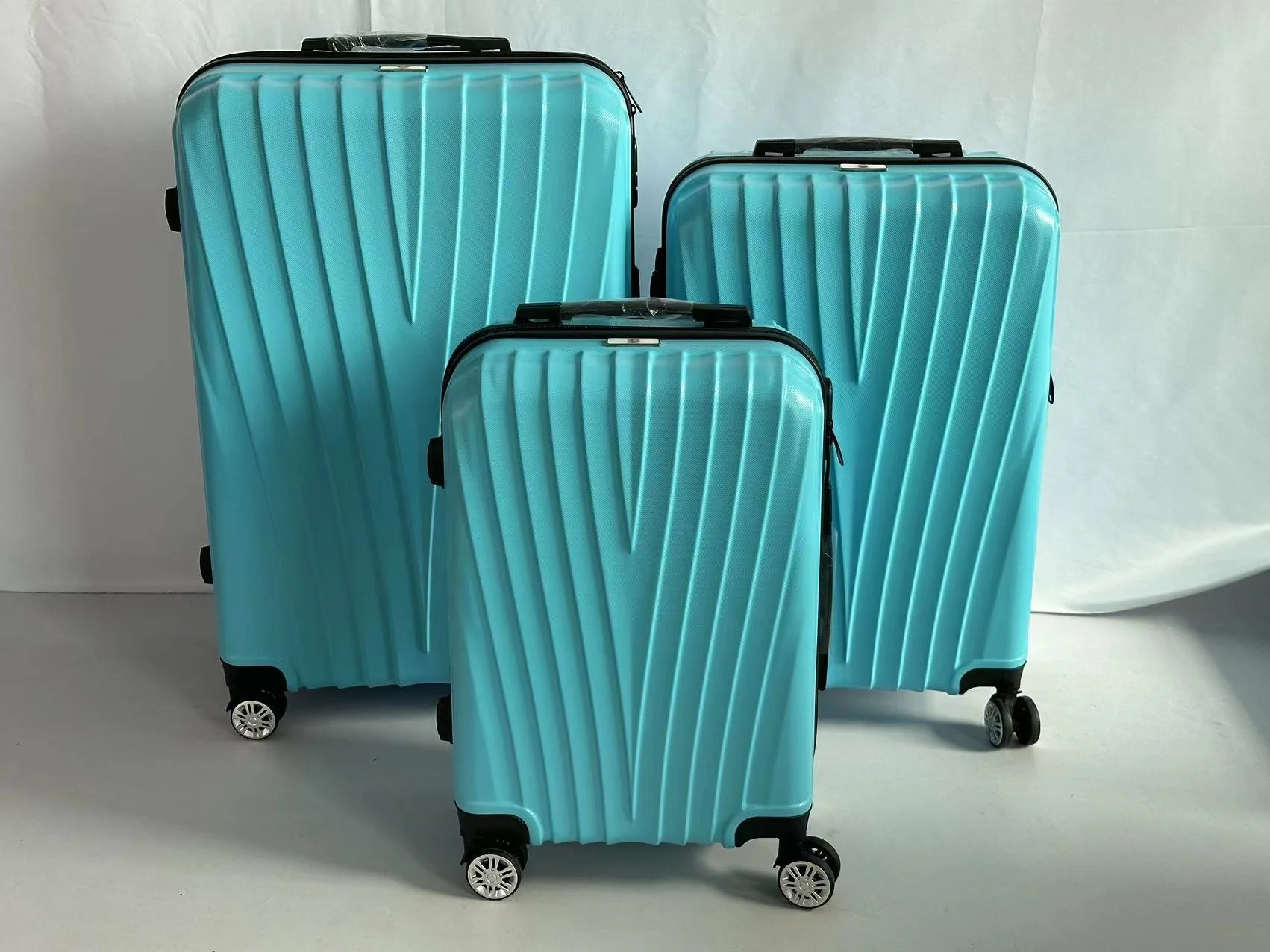 20/24/28 3 Piece Luggage Set Customize Travel Trolley Case Bag ABS Hardshell Lightweight Carry On Suitcase Luggage Factory Price