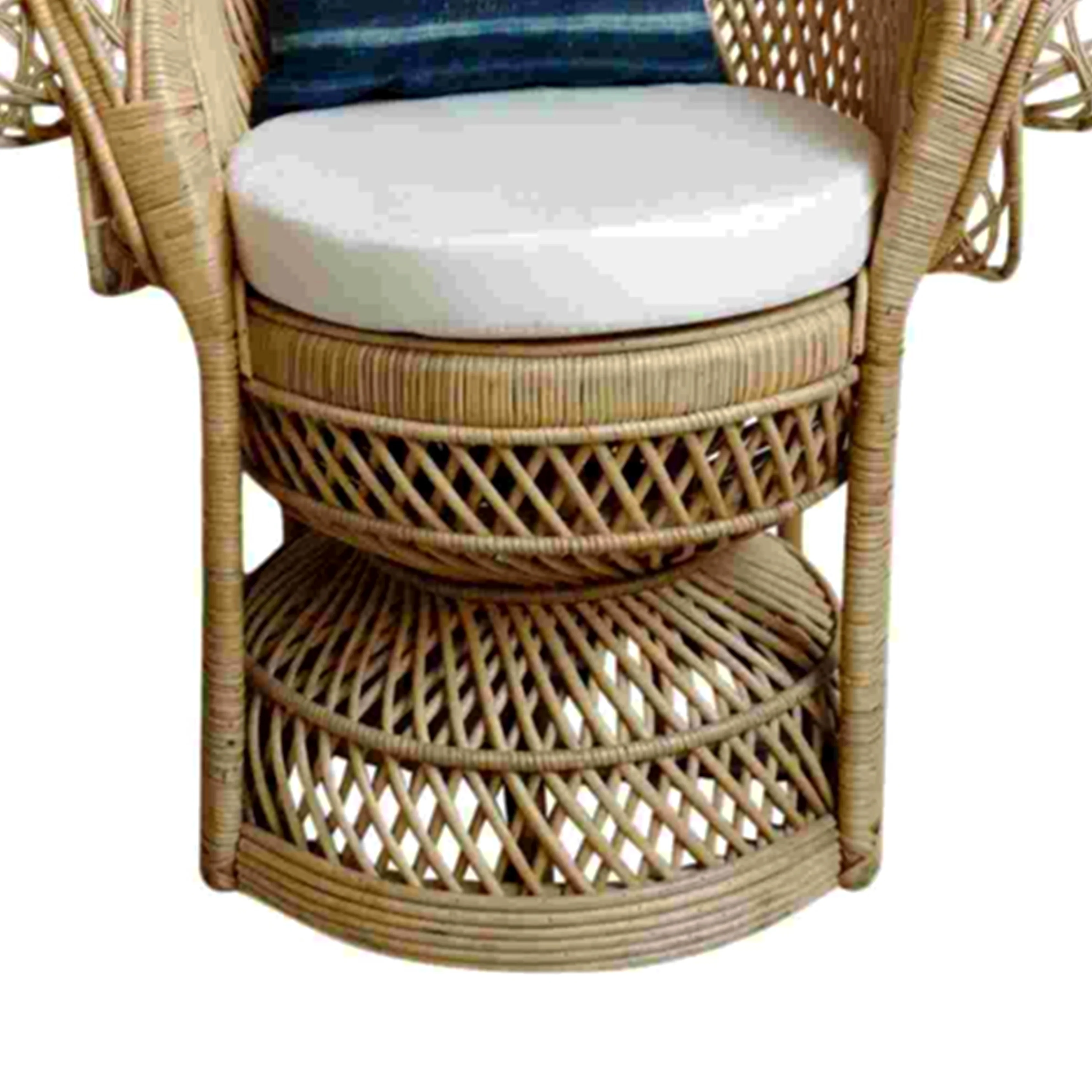 Первоклассный ротанговый стул mahдра в форме павлина в форме яйца светло-коричневого цвета для гостиной