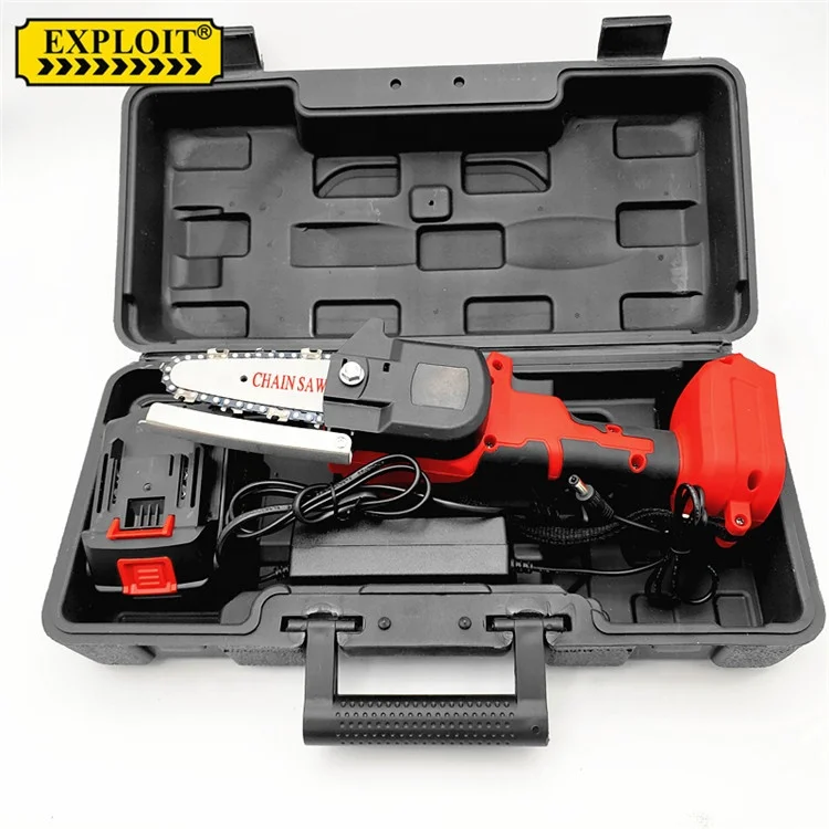 
Factory price power tool 21v chain saw tooth brushless electric hand cutter pruning saw 