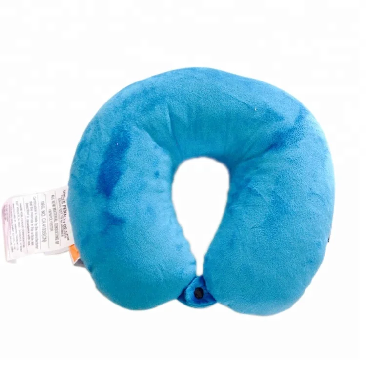 Wholesale Cheap Custom Print Rest Nap U Shape Memory Foam Travel Neck Pillow