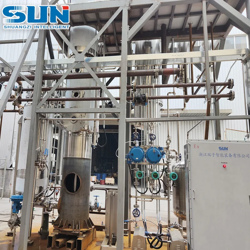600-620kg/h Ethanol Rectifying Tower Alcohol Distillation Column Skid Mountable