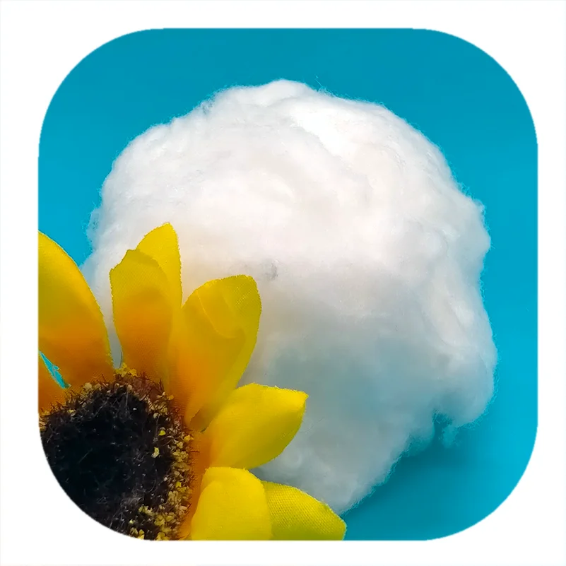 high quality bicomponent fiber 2D PCM PE/PP ES fiber for thermol bonded nonwoven