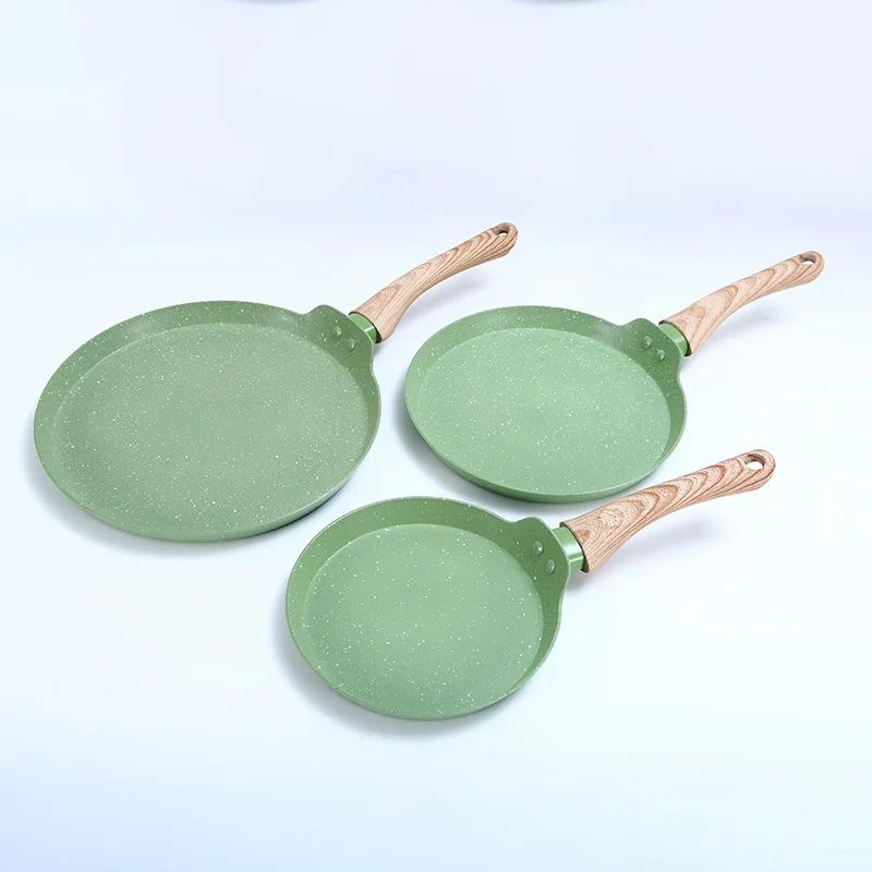 Maifanshi flat bottomed pan nonstick pans baking universal small frypan cake crust special breakfast household use crepe pan