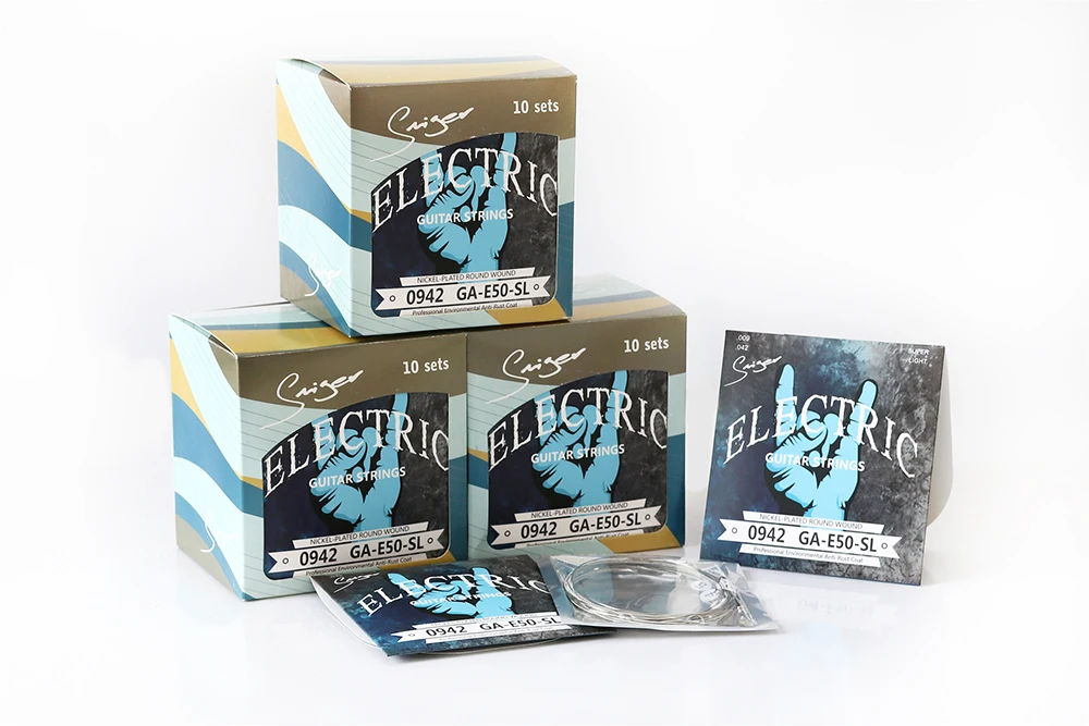 Custom logo guitar string packaging guitar part string with wholesale price