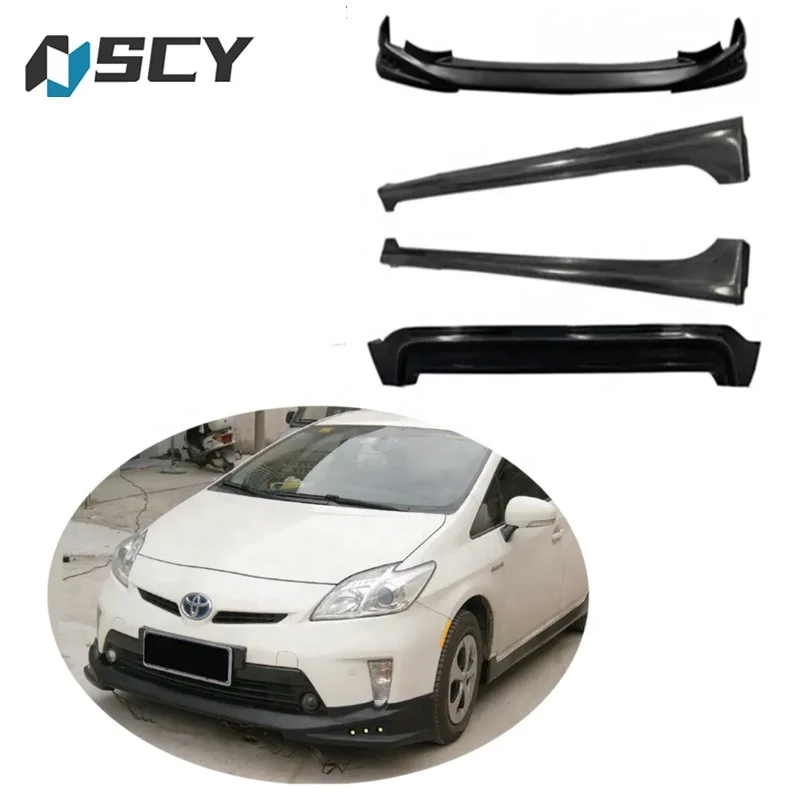 Для Prius обвес 2008-2014 Toyota передний бампер задняя боковая юбка